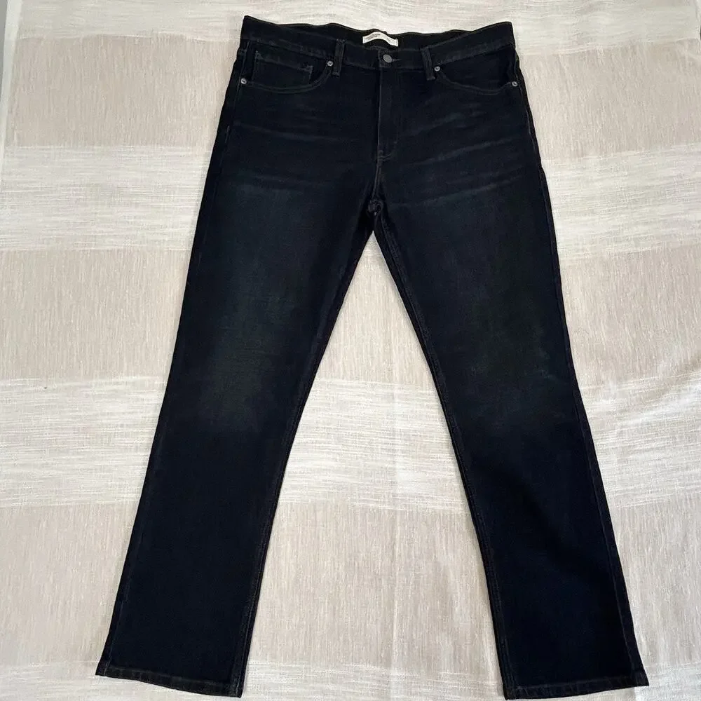 Signature Levi Strauss‎ & Co Men's Slim Fit Jeans Sz 38x30 Blue Denim Pants